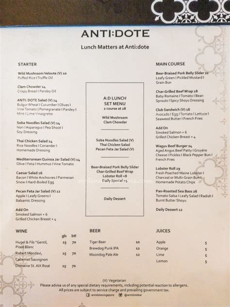 lv na menu|antidote lv menu.